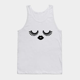 Eyelashes Tank Top